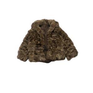 Raccoon Fur Jacket-10/10 Condition Large Womens